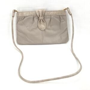 Leather Genuine Leather Crossbody Bag Zip Closure